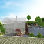 Pejzažno uređrenje, landscape design, projektni biro mali gradjevinar vizualizacija